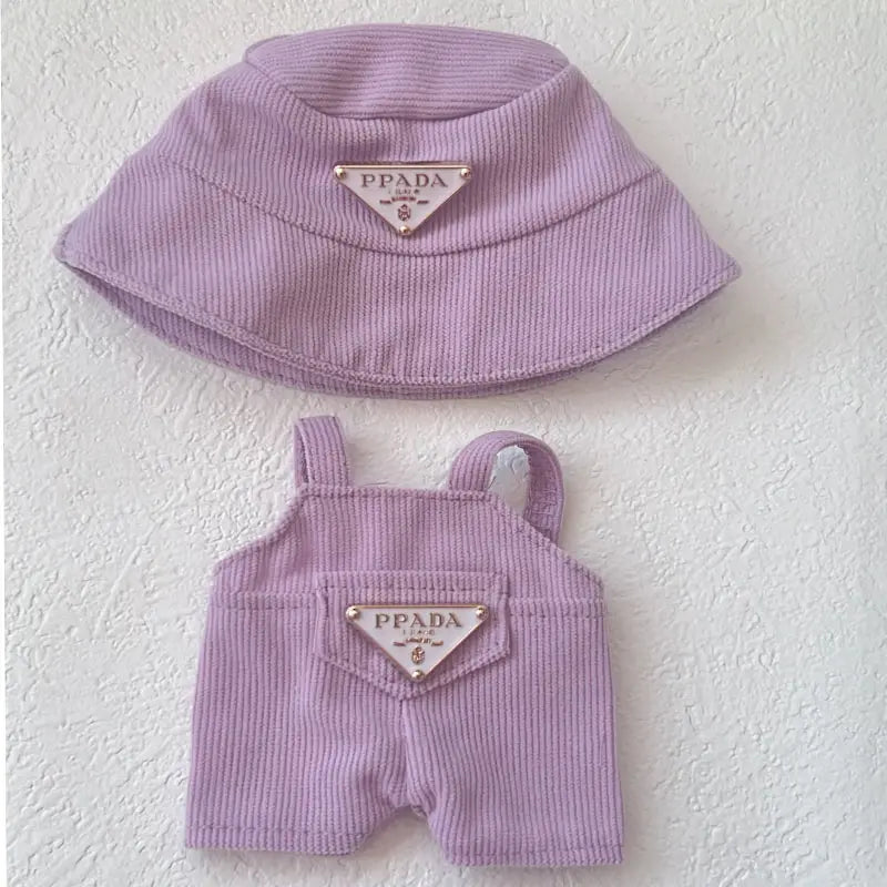 NO Doll, for Labubu Doll Clothing Set Hat 17Cm Clothes Shoes Doll DIY Accessories Training Sitting Party Games Toys Gifts