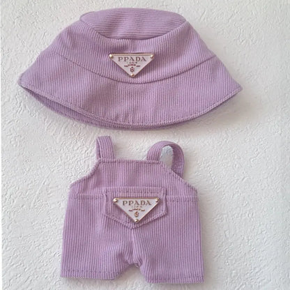 NO Doll, for Labubu Doll Clothing Set Hat 17Cm Clothes Shoes Doll DIY Accessories Training Sitting Party Games Toys Gifts